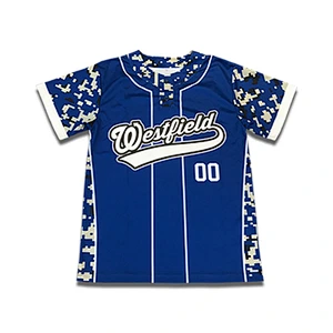 Custom Sublimated Embroidery Baseball Team Jersey