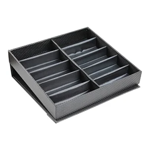 Black PU Leather Sunglasses Display Case