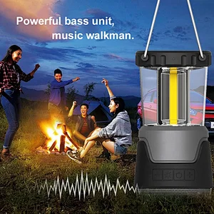 Outdoor LED Camping Light Portable Bluetooth Speaker