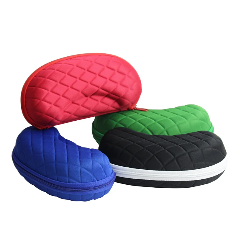 EVA Foam Logo Fabric Sunglasses Eyeglass Glasses Case