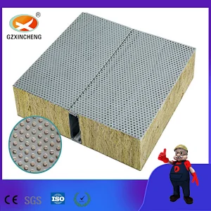 Rock Wool Perforated Acoustic Wall Panel