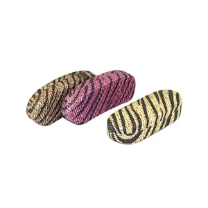 Colorful Zebra Stripe Custom Eyewear Case
