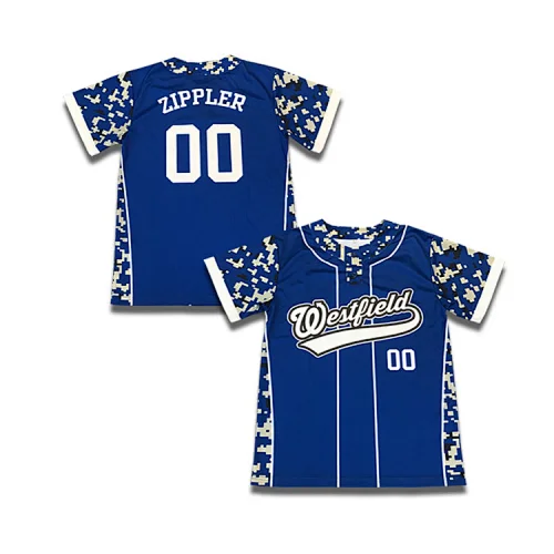 Custom Sublimated Embroidery Baseball Team Jersey