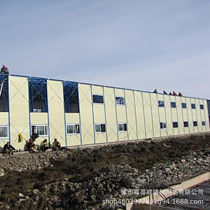 Fast Build China Factory Supply Water Proof Anti Quake T Type Prefab House for Temporary Staff Labor Camp Dormitory Office