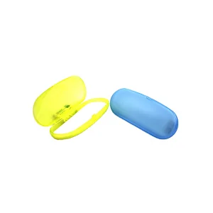 Semi Hard Clear Custom Eyeglass Sunglasses Eyewear Case Children
