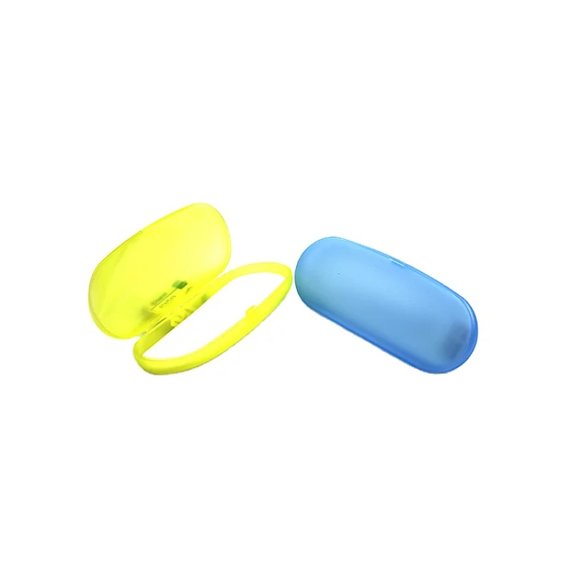 Semi Hard Clear Custom Eyeglass Sunglasses Eyewear Case Children