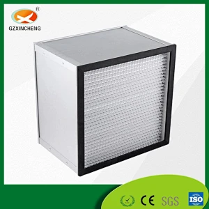 EN779 H14 Deep-pleat HEPA Filter with  Separator/Spacer