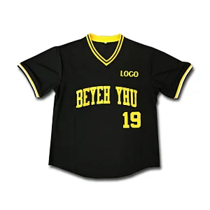 No buttons Men's Black Alternate Replica Custom Baseball Jersey