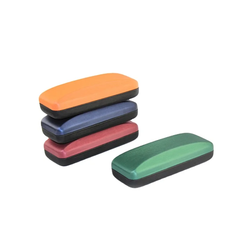 Hard Shell PU Metal Glasses Case