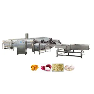 Crispy Onion And Garlic Slice Frying Production Line