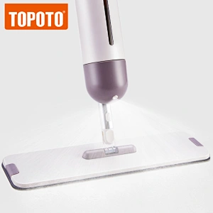 TOPOTO Microfiber Floor Cleaning Portable Water Spray Mop