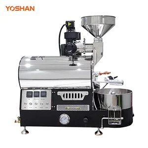 Yoshan BY Antique Series Commercial Gas/Electric 3kg Coffee Bean Roaster with Manual Damper