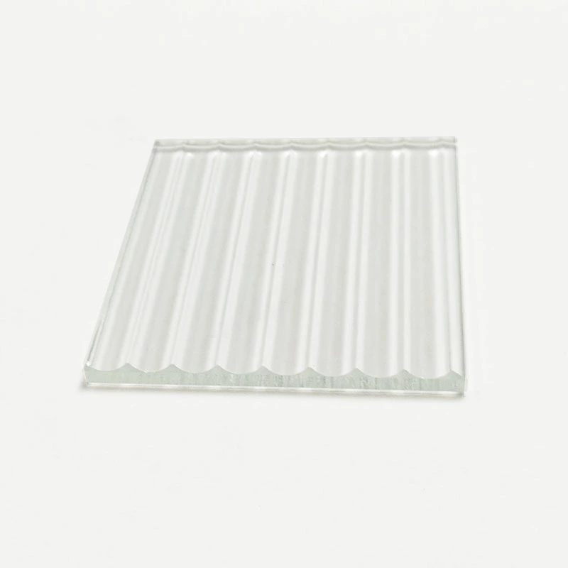 Tempered toughened fluted reeded glass cut to size