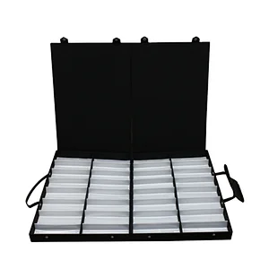 Glasses Display Suitcase Portable Sunglasses Tray Display