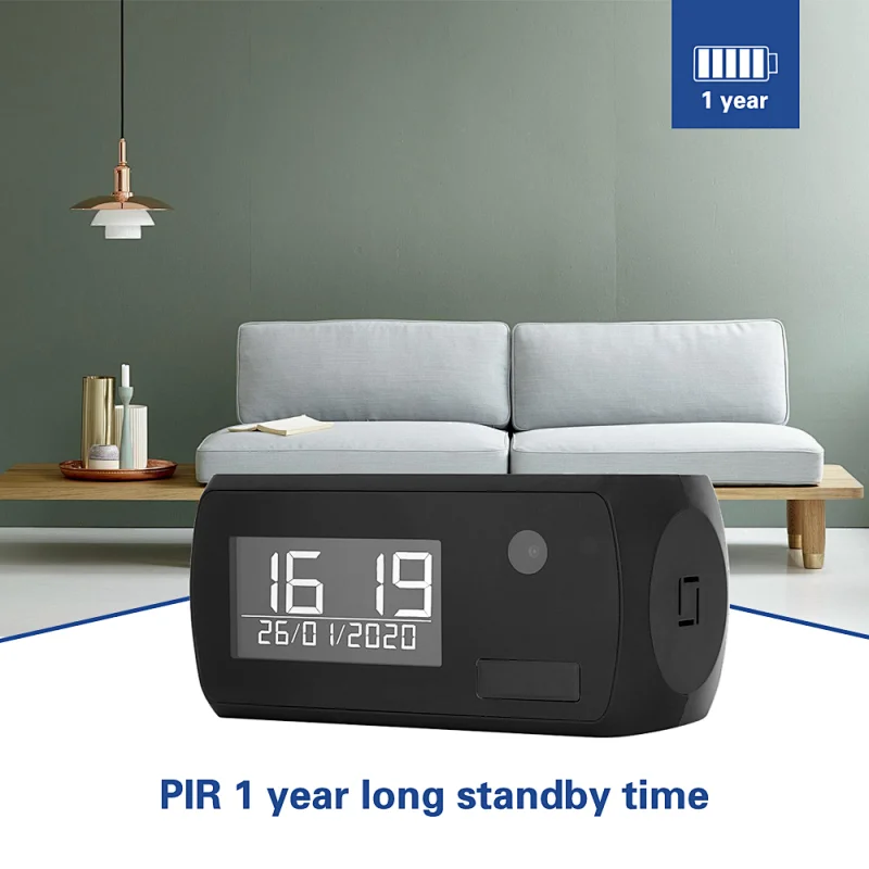 Clock WiFi Camera Smart Home Long Standby Camera