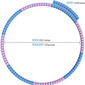 adultd weighted hula hoop