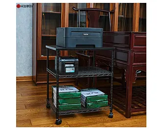 Office Printer Storage Rack Deskside Wire Machine Stand