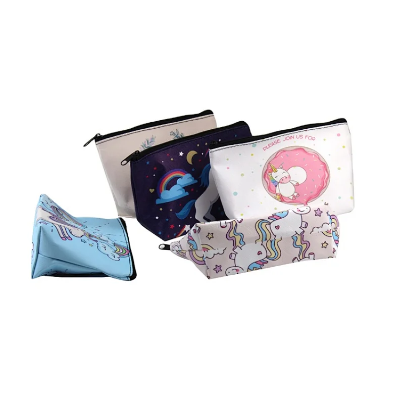 Custom Printed Unicorn Women Makeup Bag Cosmetic Bag