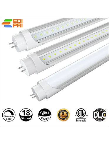 0-10V Dimming T8 LED TUBE 4ft 18W <strong>Type A</strong>B 130lm/W 2340lm
