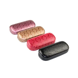 New Model Glasses Case Optical Box With Knurling Leather