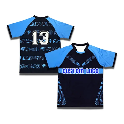 Custom 2021 Sublimated Rugby Jersey Design TeamWear