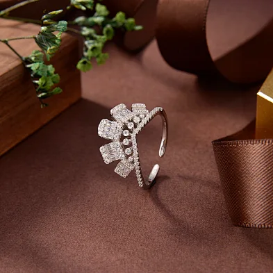 silver dome ring
