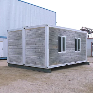 Small Flat Pack Ready Made Combined Prefab Prefabricated Container Cabin House Homes for Sale