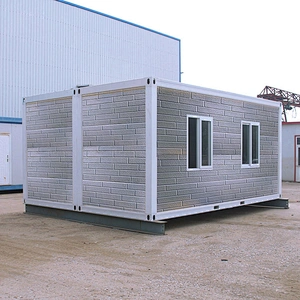 Casas de cabina prefabricadas prefabricadas prefabricadas combinadas prefabricadas del envase del paquete plano pequeño en venta