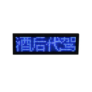 Rechargeable USB Scrolling LED Name Badge Changeable Content