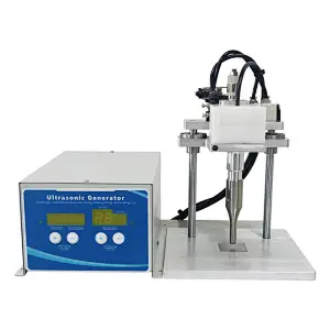 800W in stock face mask plastic ear band earloop manual ultrasonic welding machine