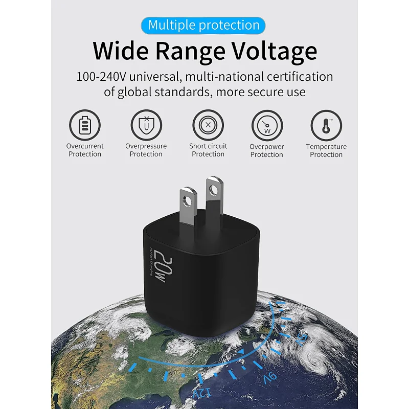 Original Charger Fast Charging Type-c PD 20W Charger Plug for Iphone