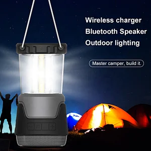 Outdoor LED Camping Light Portable Bluetooth Speaker