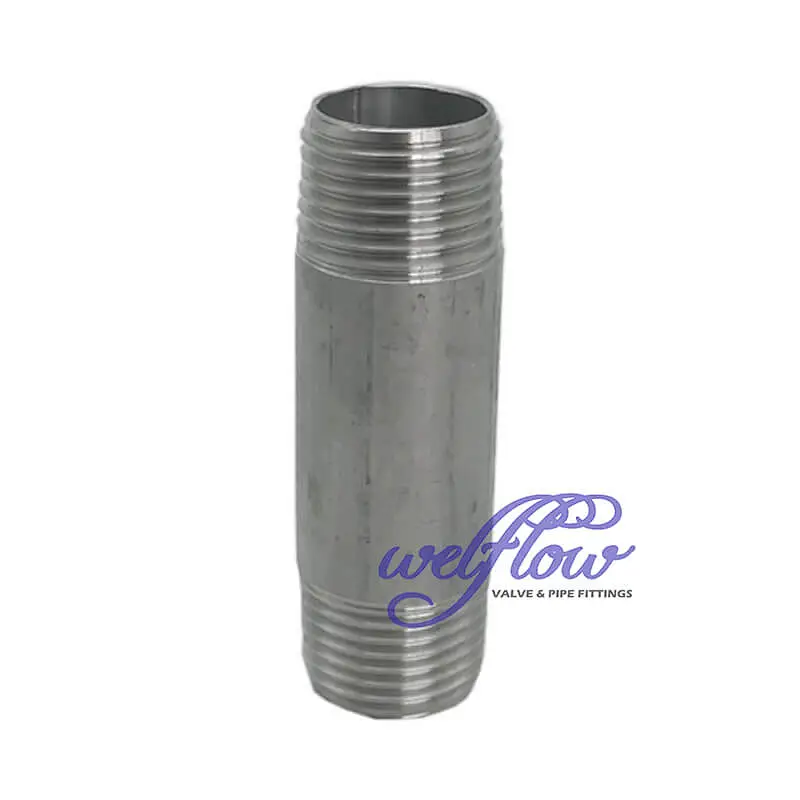 DIN Standard Stainless Steel Barrel Nipple