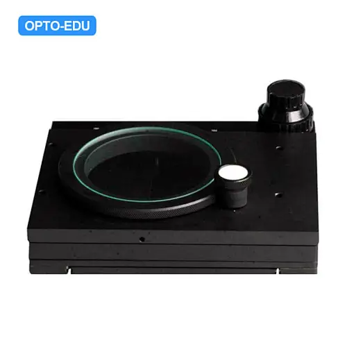Manual Working Stage, with Rotatable Glass Plate
