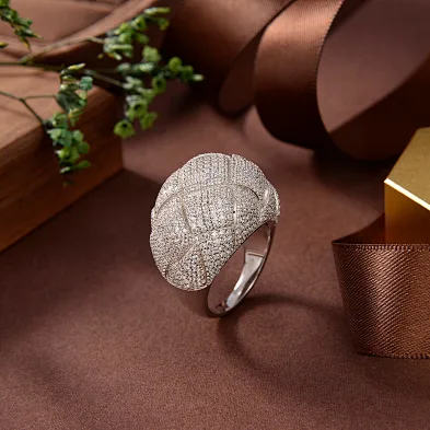 silver aquamarine ring