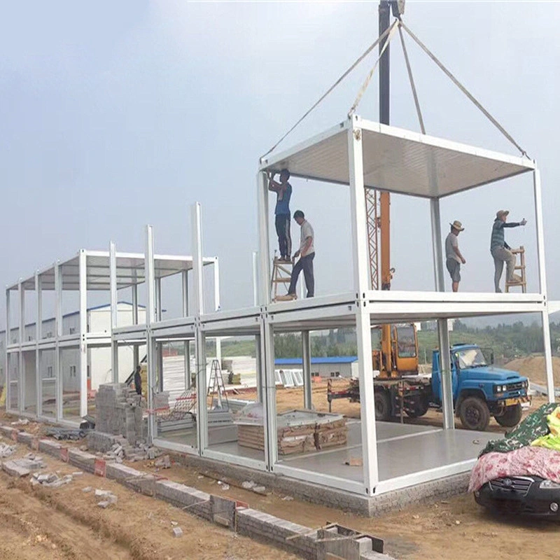 Casa contenedor desmontable prefabricada de lujo de oficina modular