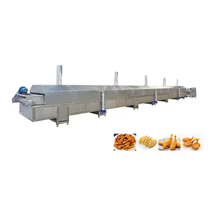 Oil Curtain Frying Production Line