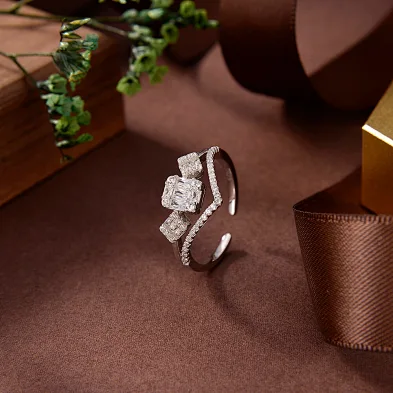 plain silver ring