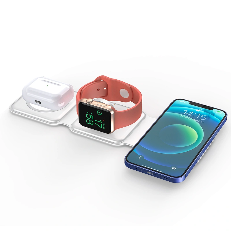 Cargador Inalámbrico Plegable 3x1 Magsafe 15w Para Iphone Y Apple Watch con  Ofertas en Carrefour