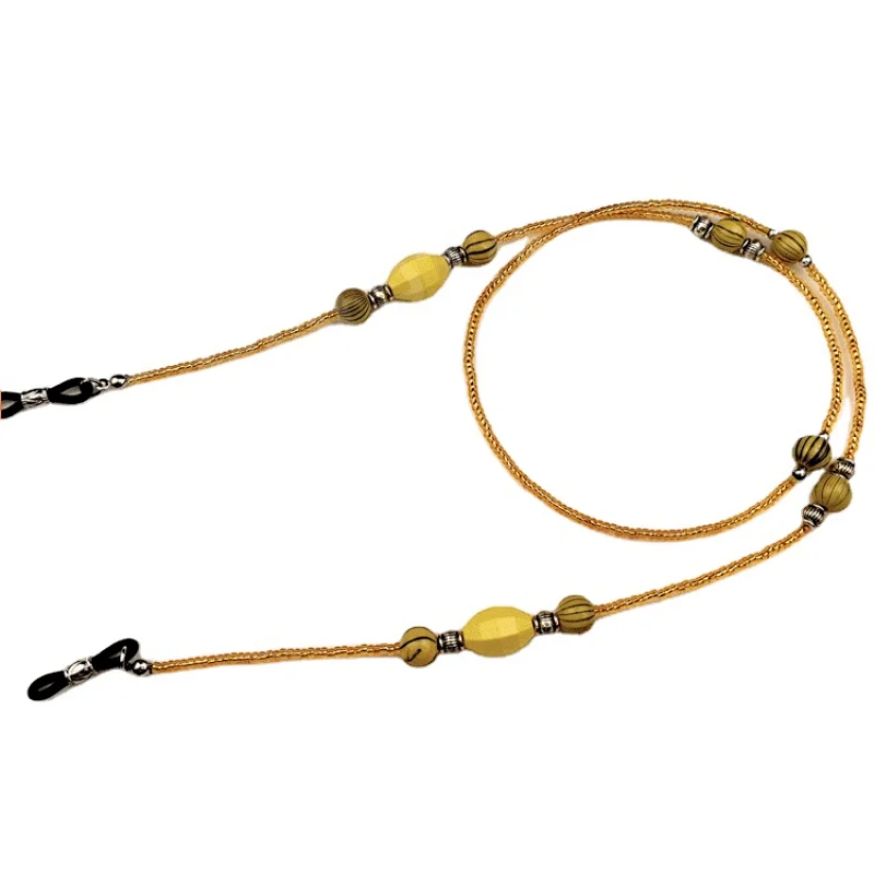 Candy Color Pretty Bead Pearls Chain  Eyewear String Eyeglasses Cords