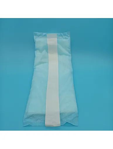 Straight postpartum pad