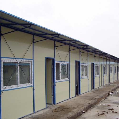 Tipo casa prefabricada modificada para requisitos particulares K de tres pisos de la casa modular del panel de bocadillo