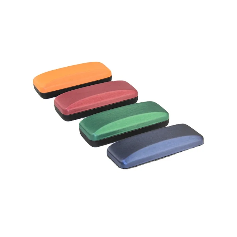Hard Shell PU Metal Glasses Case