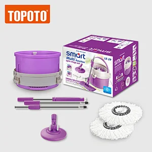 TOPOTO 360 Rotary Easy Use Smart Magic Mop with Single Bucket