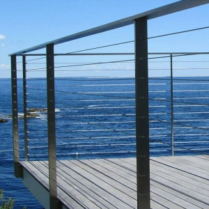 Stainless steel cable wire rope balustrade fence railing systems