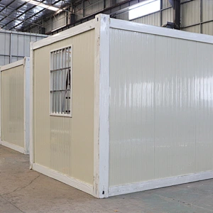 Sandwich Panel Flat Pack Container House for Single Apartment