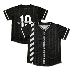 Men's Black Embroidery Replica Player Name Jersey Baseball Uniform Custom
