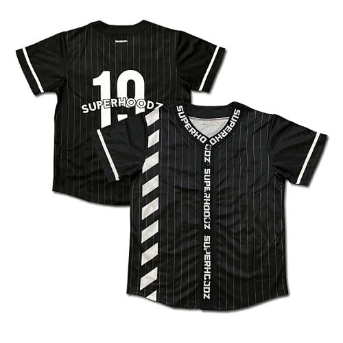 Men's Black Embroidery Replica Player Name Jersey Baseball Uniform Custom