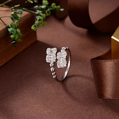 cross ring silver