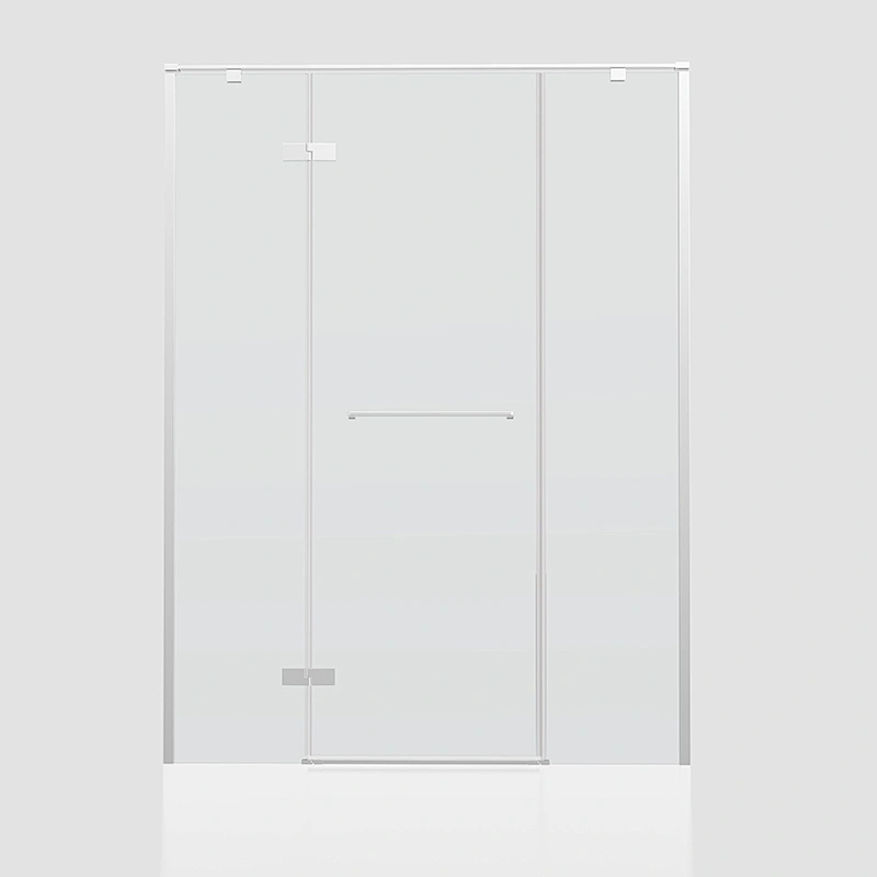 white shower enclosure, royal shower enclosure, 
aluminum shower enclosure